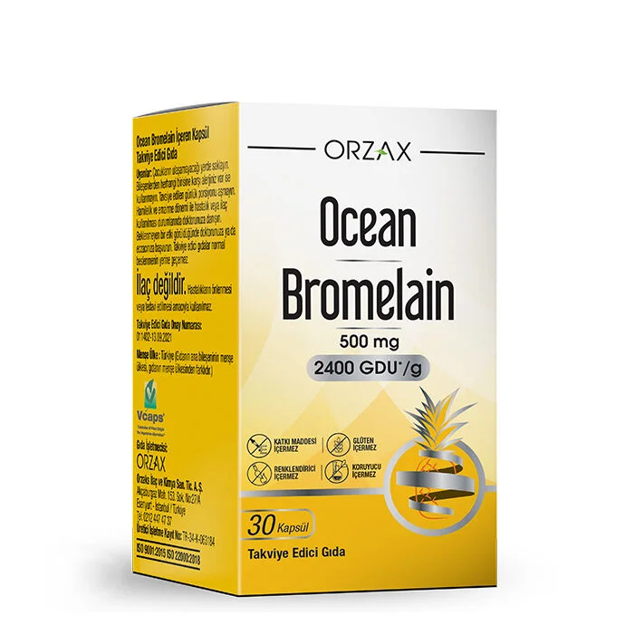 Orzax Ocean Bromelain 30 capsules