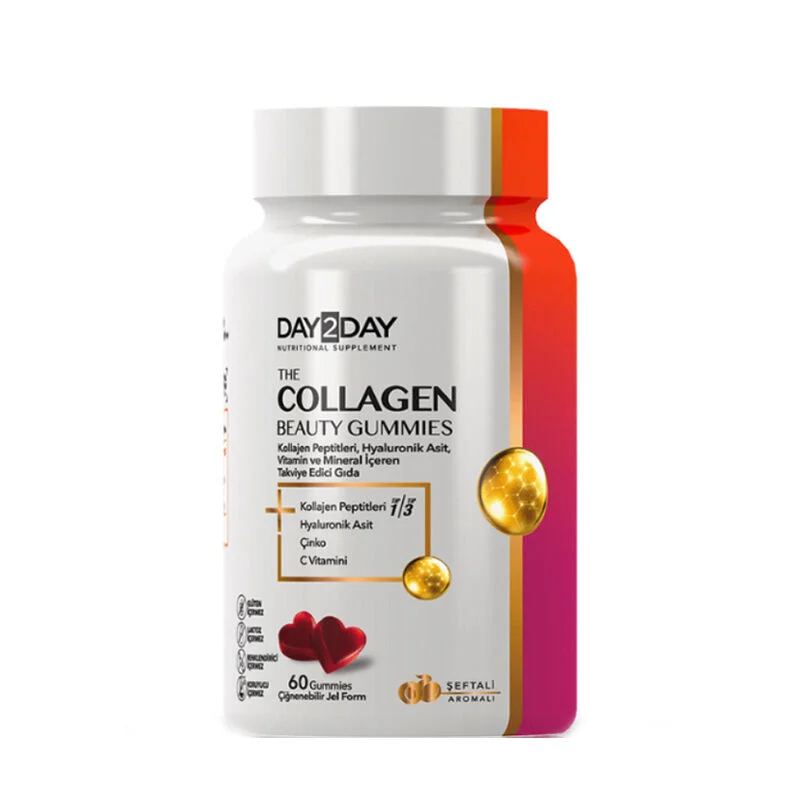 Day2 day The Collagen Beauty Gummies 60 gummies Chewable Tablet