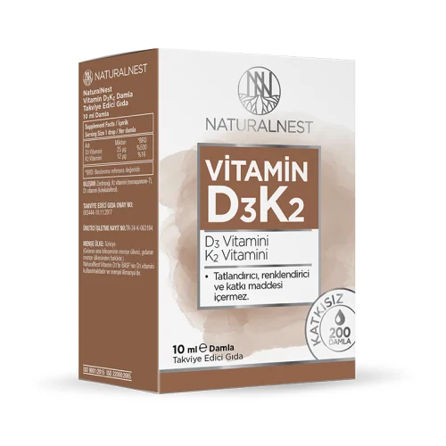 Naturalnest Vitamin D3 k2 drops 10 ml