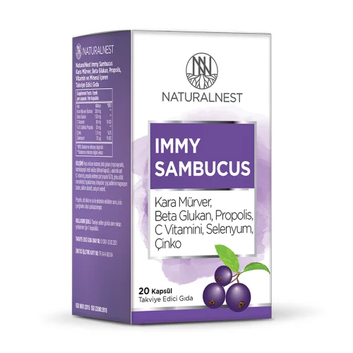 Naturalnest Immy Sambucus Food Supplement 20 capsules