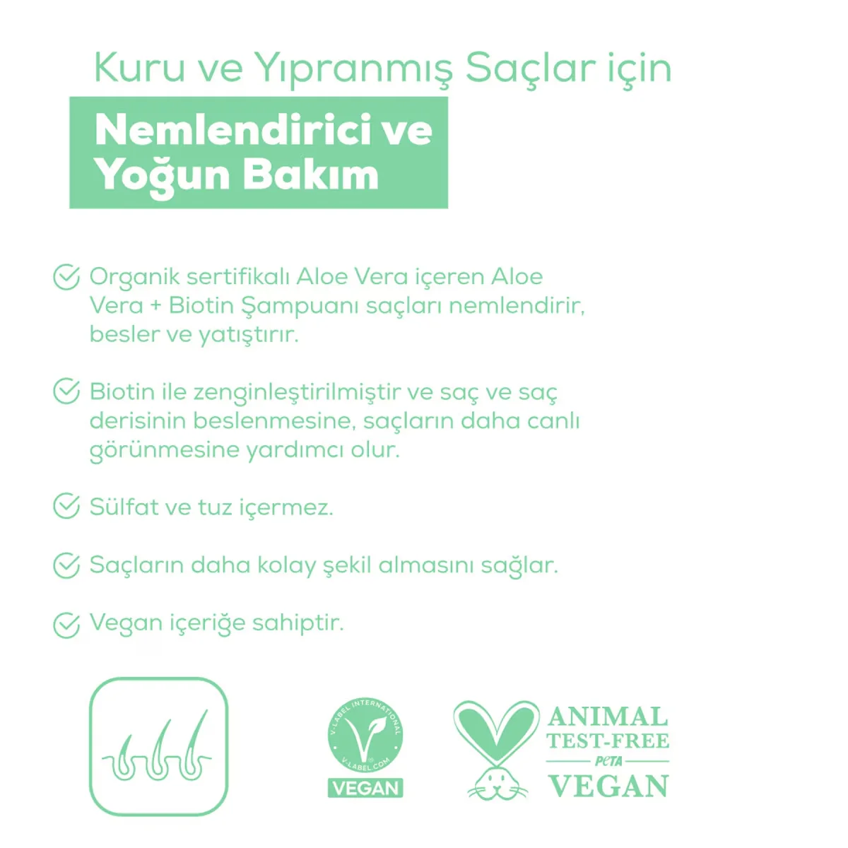 Tresan The Earth Shampoo Aloe Vera&biotin 500 ml