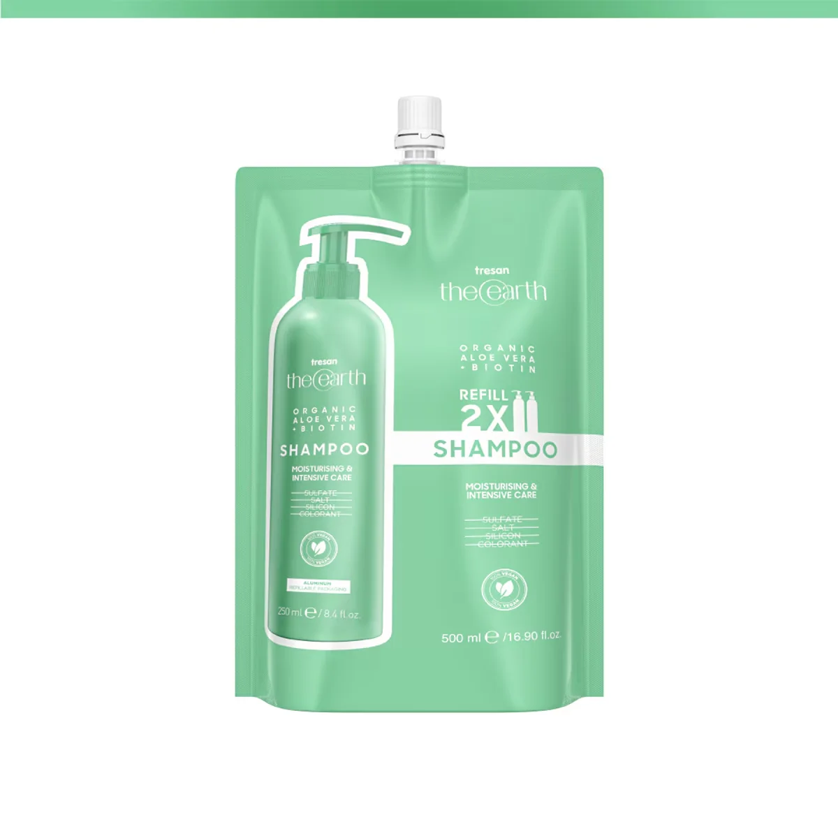 Tresan The Earth Shampoo Aloe Vera&biotin 500 ml
