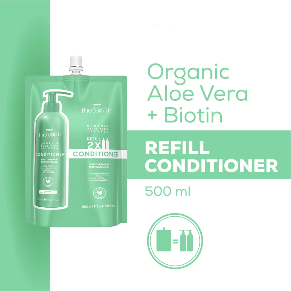 Tresan The Earth Conditioner Aloe Vera&biotin 500 ml