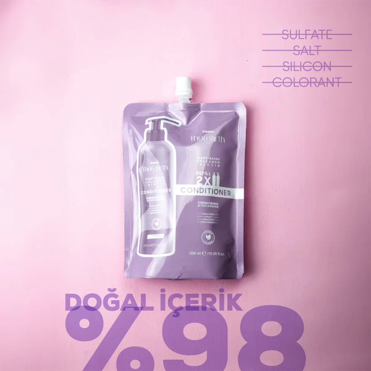 Tresan The Earth Conditioner Collagen&amp;biotin 500 ml