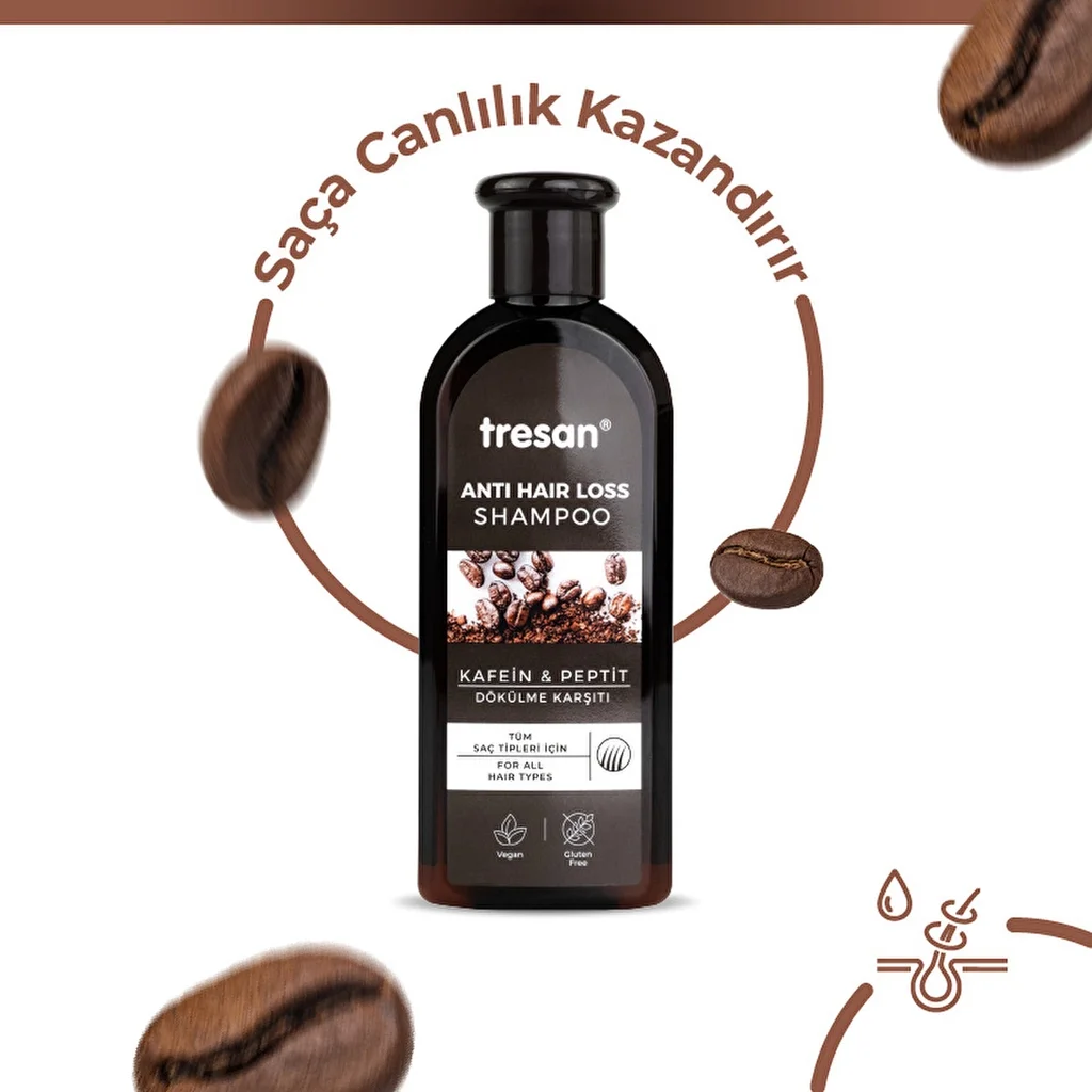 Tresan Caffeine &amp; Peptide Anti-loss Hair Care Shampoo 300 ml