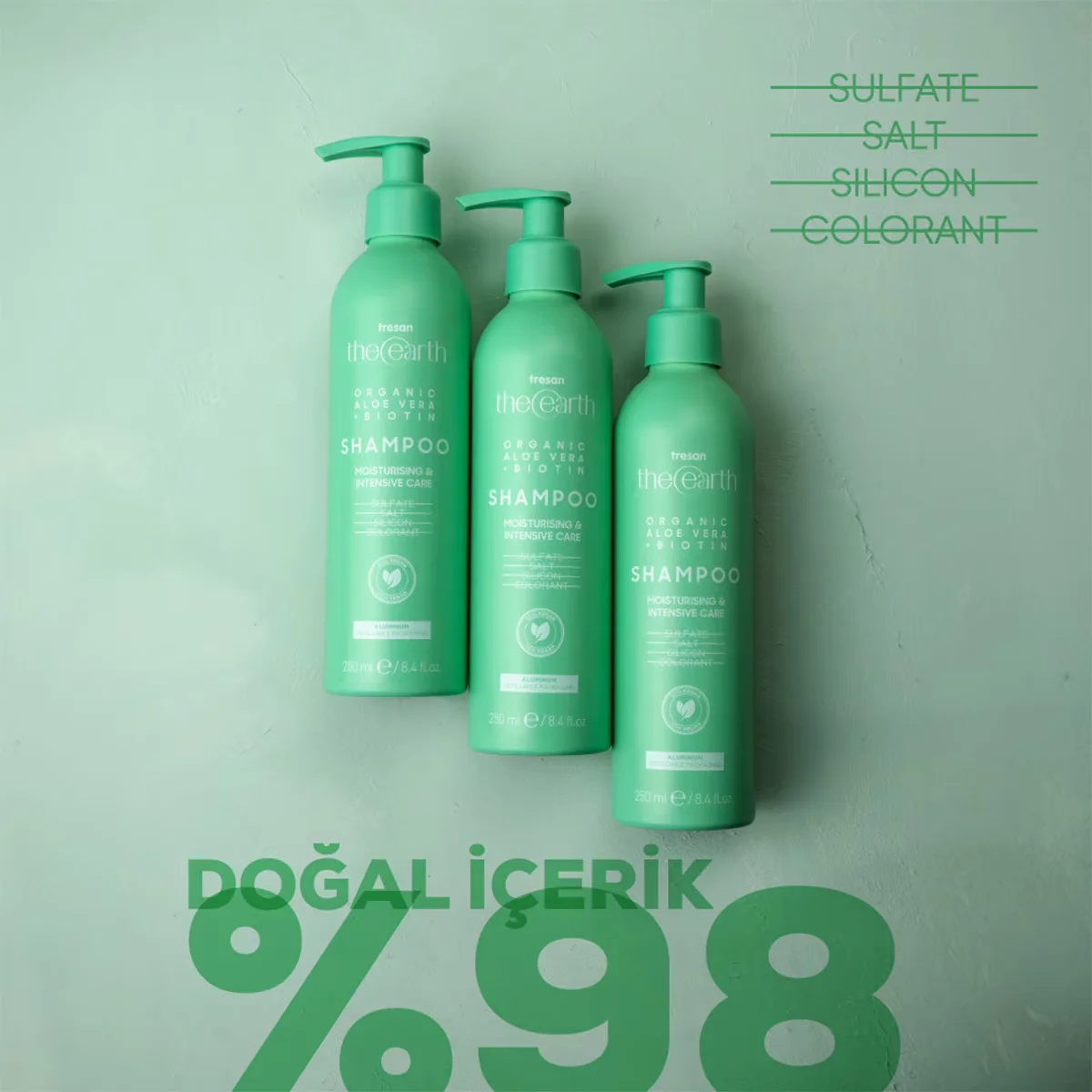 Tresan The Earth Shampoo Aloe Vera&amp;biotin 250 ml