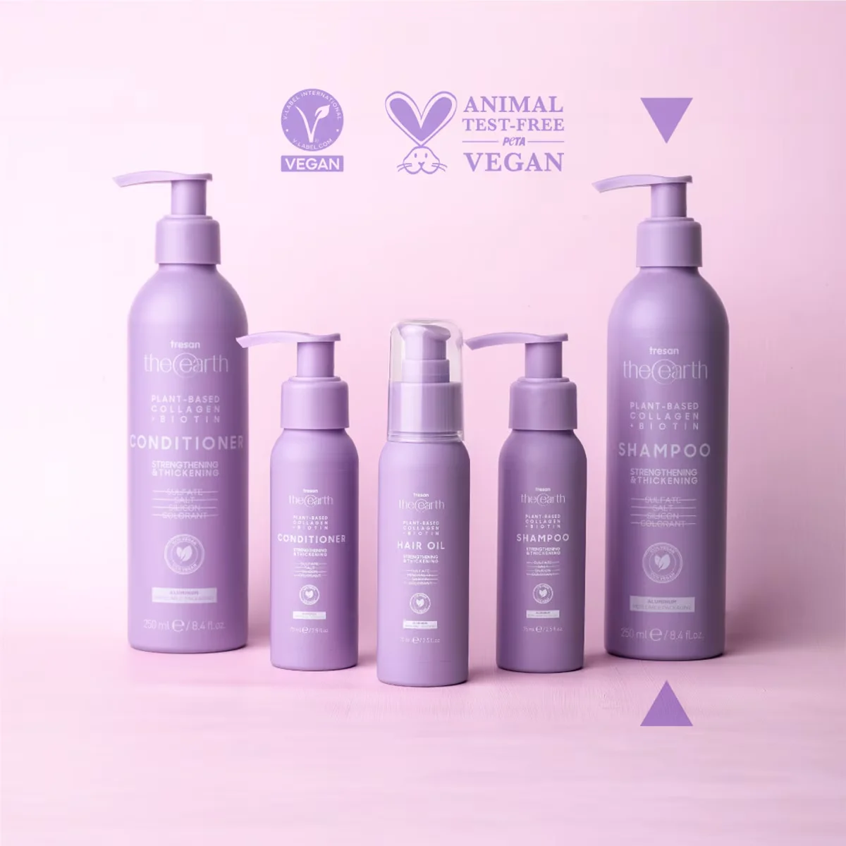Tresan The Earth Shampoo Collagen&amp;biotin 250 ml