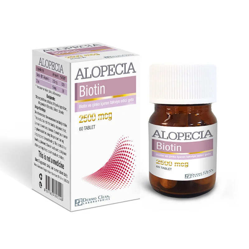 Dermo Clean Alopecia Biotin 2500 mcg 60 tablets
