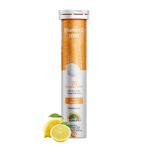 Sunlife Vitamin C 1000 mg 20 tablets