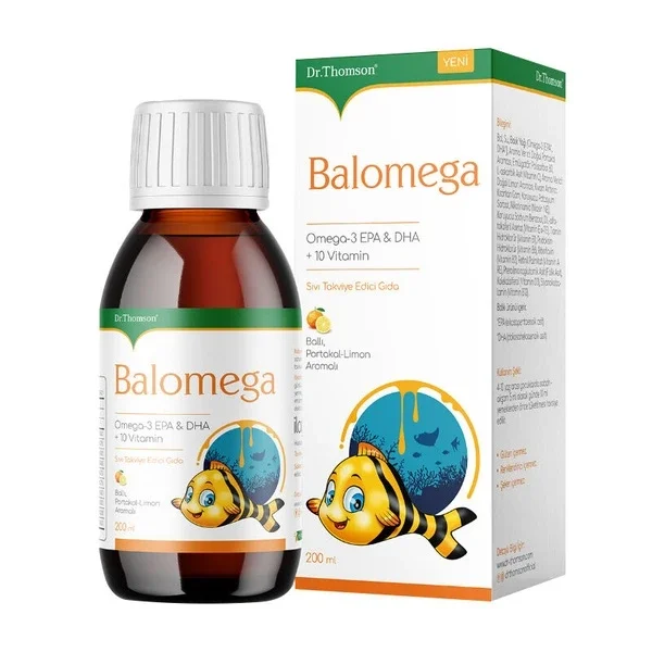 Dr.thomson Balomega Omega-3 epa & Dha + 10 vitamin 200 ml