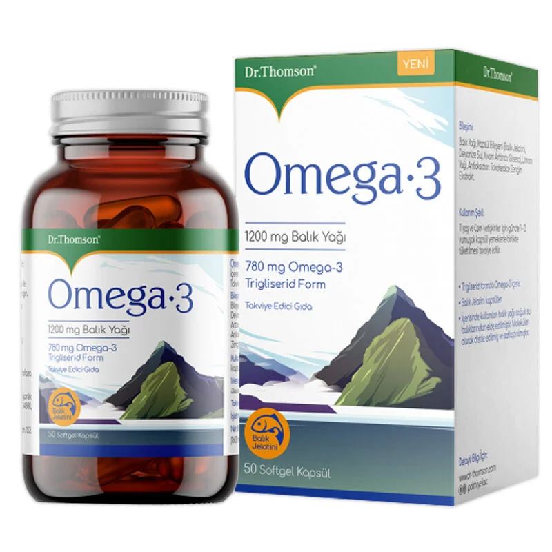 Dr.Thomson Omega-3 containing Capsule Supplementary Food 50 softgel Capsules