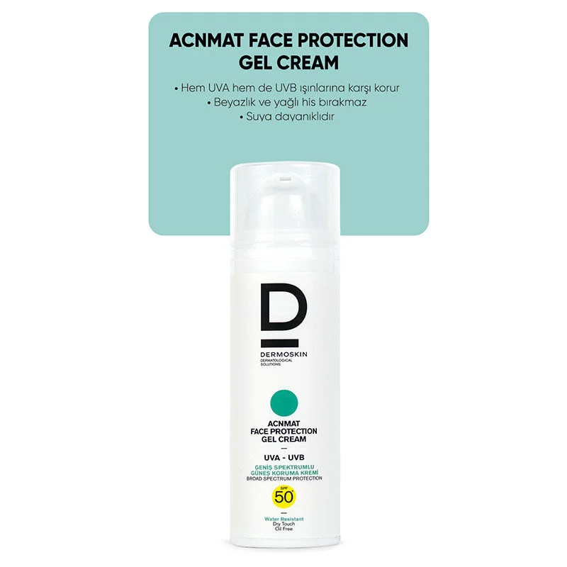 Dermoskin Acne Matte Spf50+ Sunscreen Gel Cream 50 ml