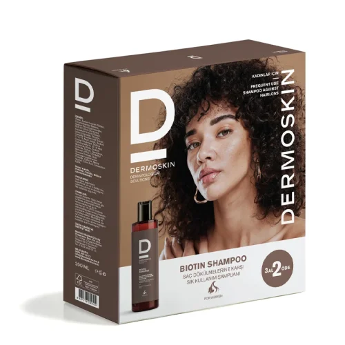 Dermoskin Biotin Shampoo For Women 200 ml Buy 3 pay 2