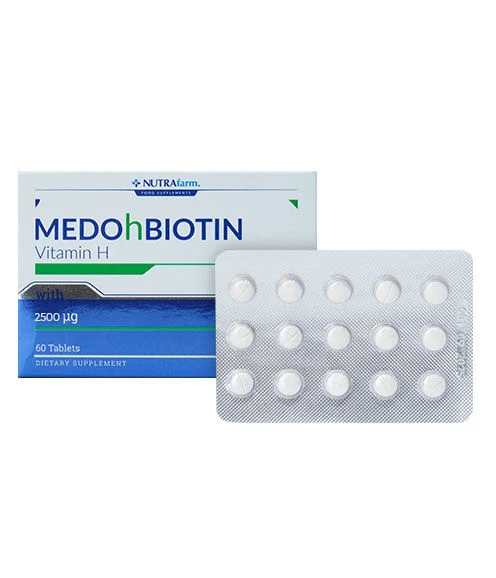 Dermoskin Medohbiotin Biotin 2.5 mg 60 tablets