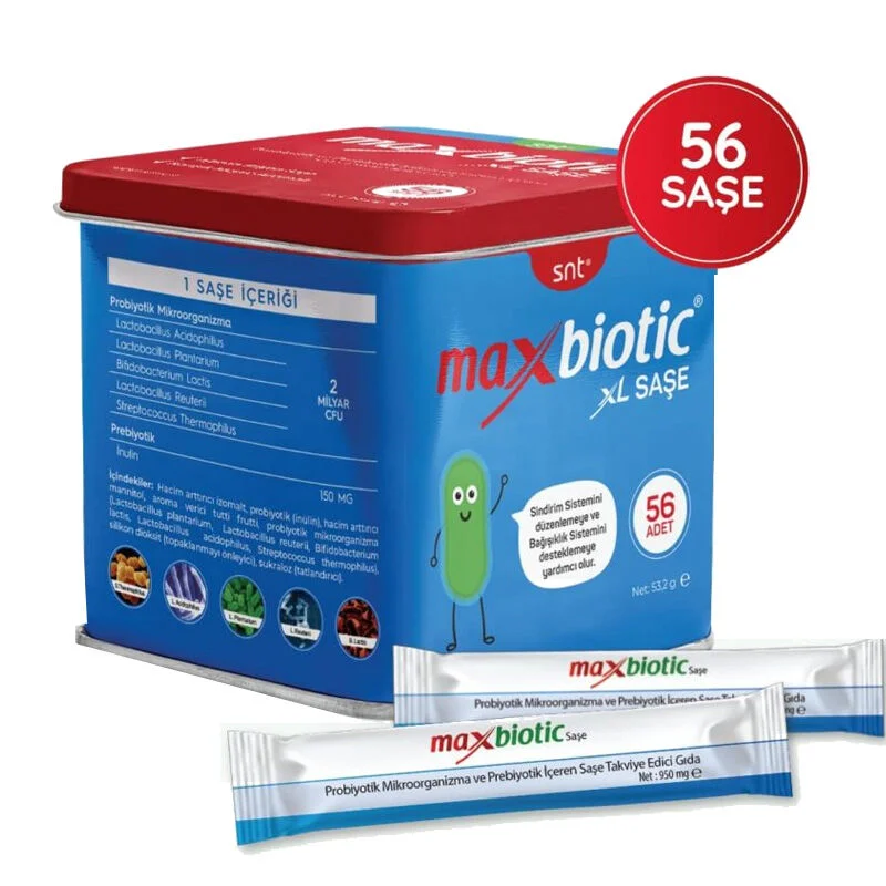 MaxBiotic مكمل غذائي ماكسبيوتيك إكس إل، 56 كيسًا