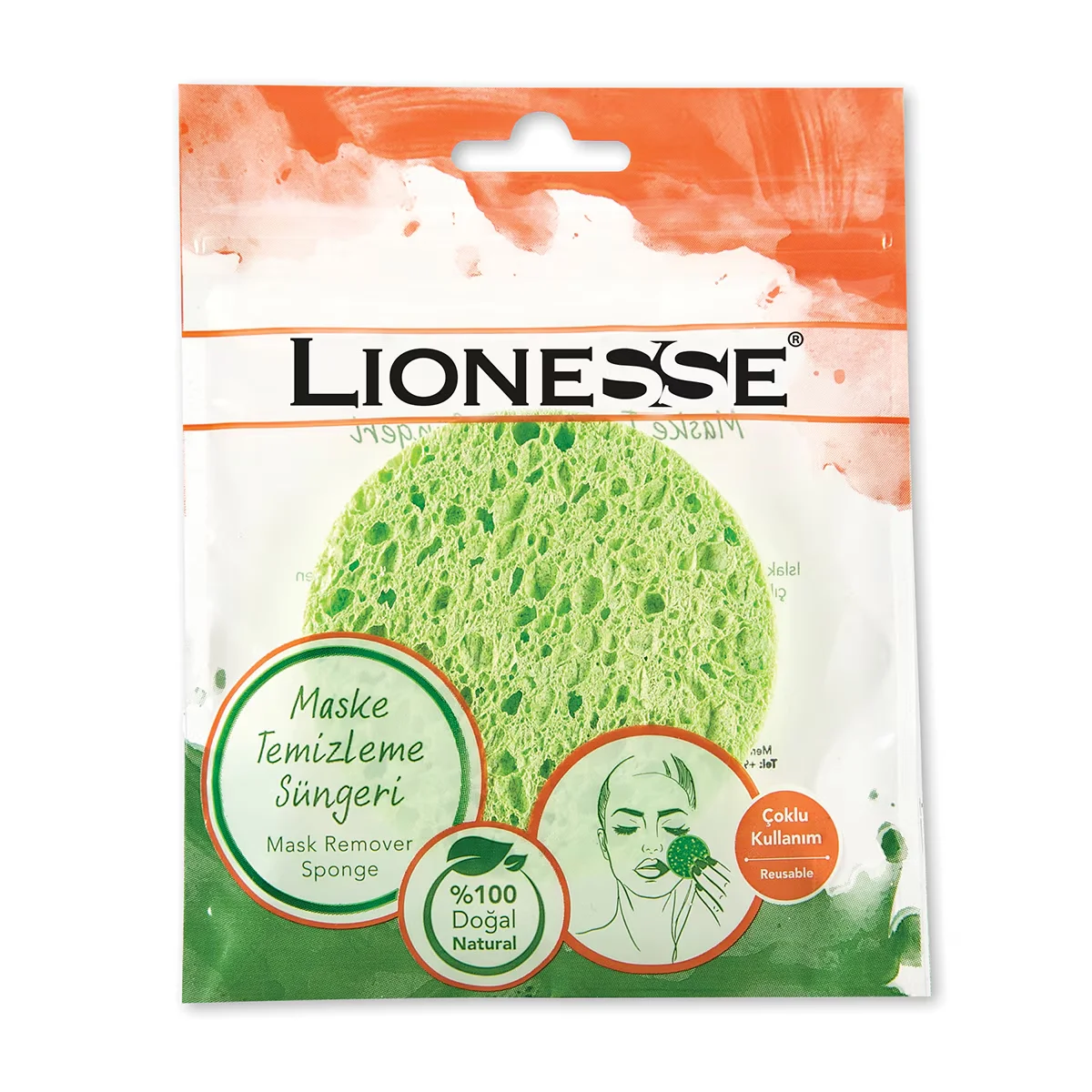 Губка для очищения маски Lionesse