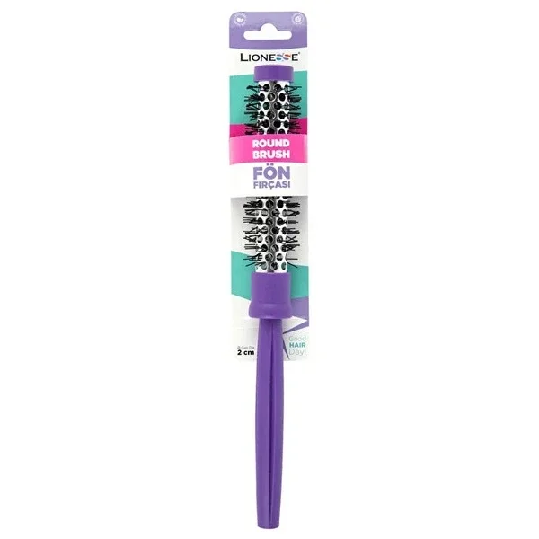Lionesse Hair Brush 6414 Purple 1 pcs