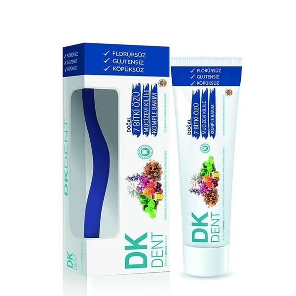 Dermokil Dk Dent 7 plant Extract Toothpaste 75 ml + Toothbrush Gift