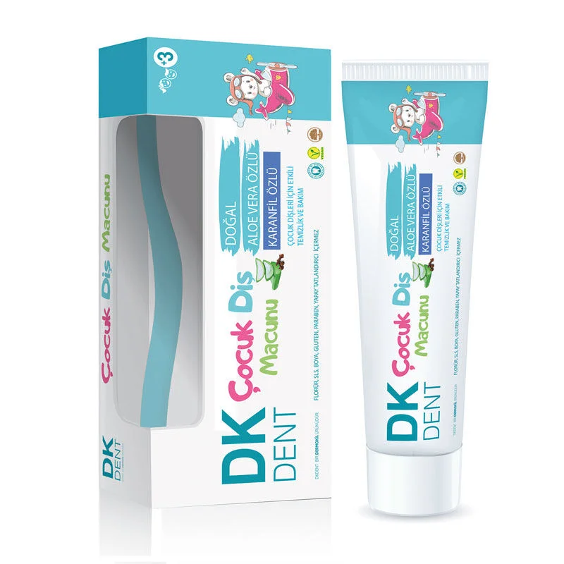 Dermokil Dk Dent Children's Toothpaste + Brush Fluoride-free 50 ml