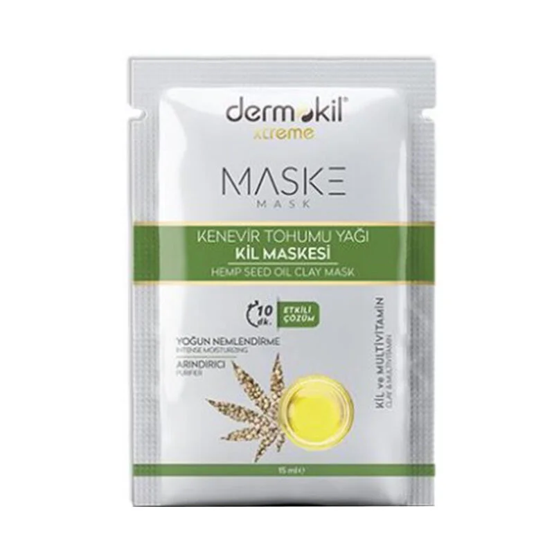 Dermokil Hemp Seed Oil Clay Mask 15 ml