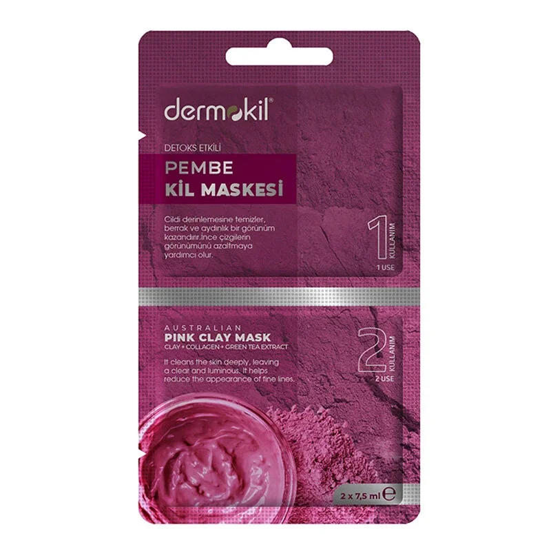 Dermokil Pink Clay Mask 2x7.5 ml