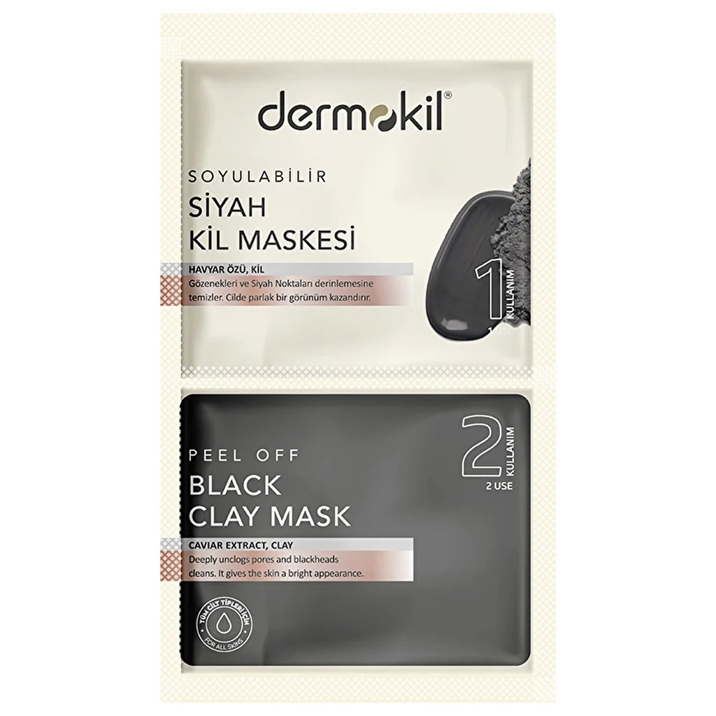 Dermokil Peelable Caviar Black Clay Mask 15 ml