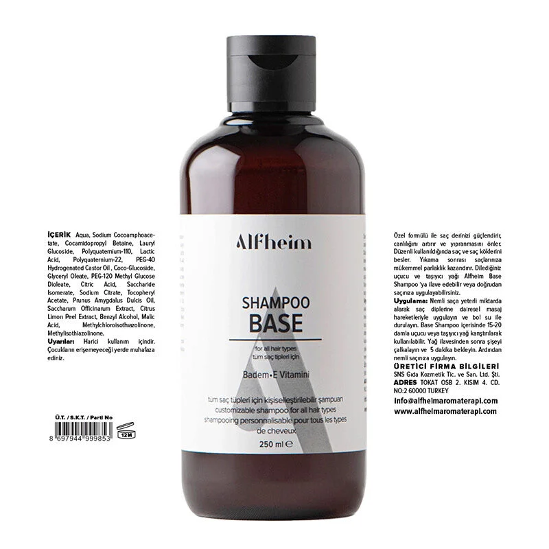 Alfheim Base Shampoo For All Hair Types 250 ml