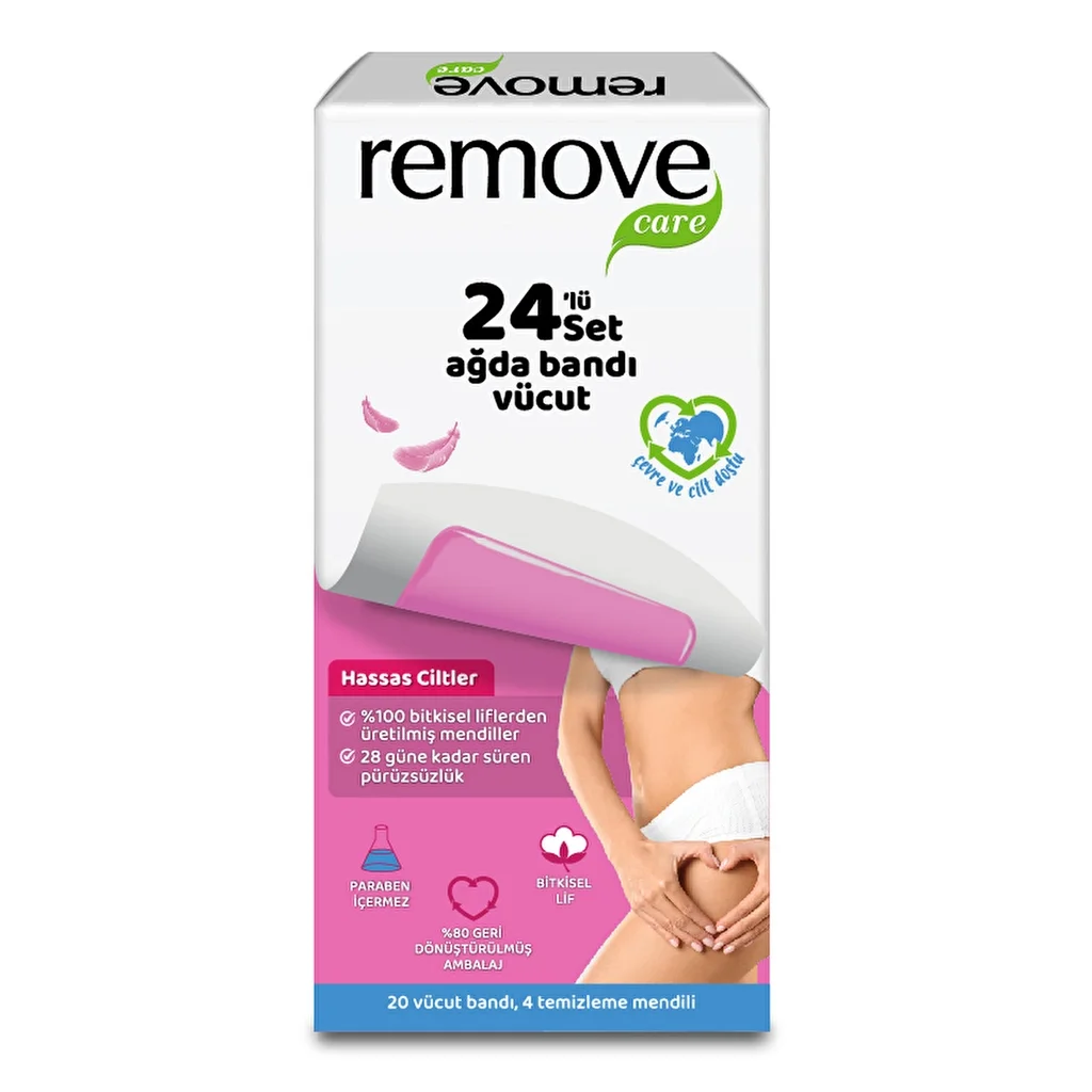 Remove Care Sensitive Hautwachsstreifen - 24 Stück