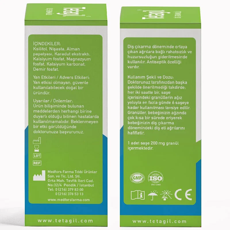 Tetagil Zahlsüße Granulat - 36 Sachets