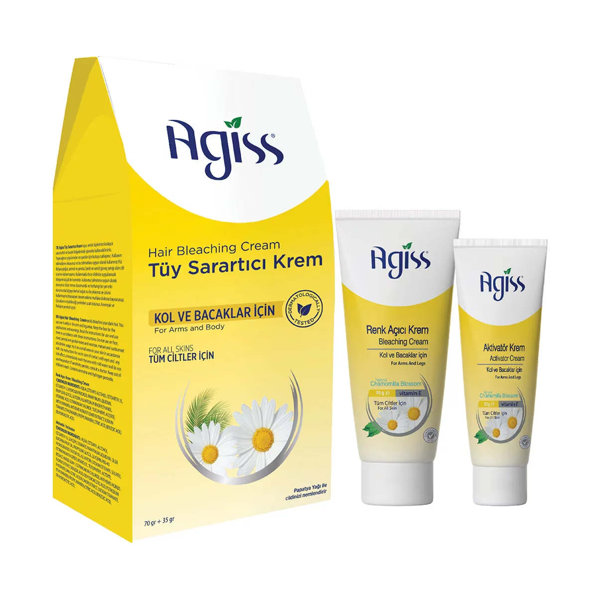 Agiss Hair Bleaching Cream 70 ml + 35 ml