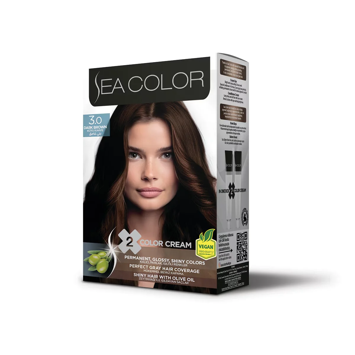 Набор красок Sea Color 3.0 темно-коричневый