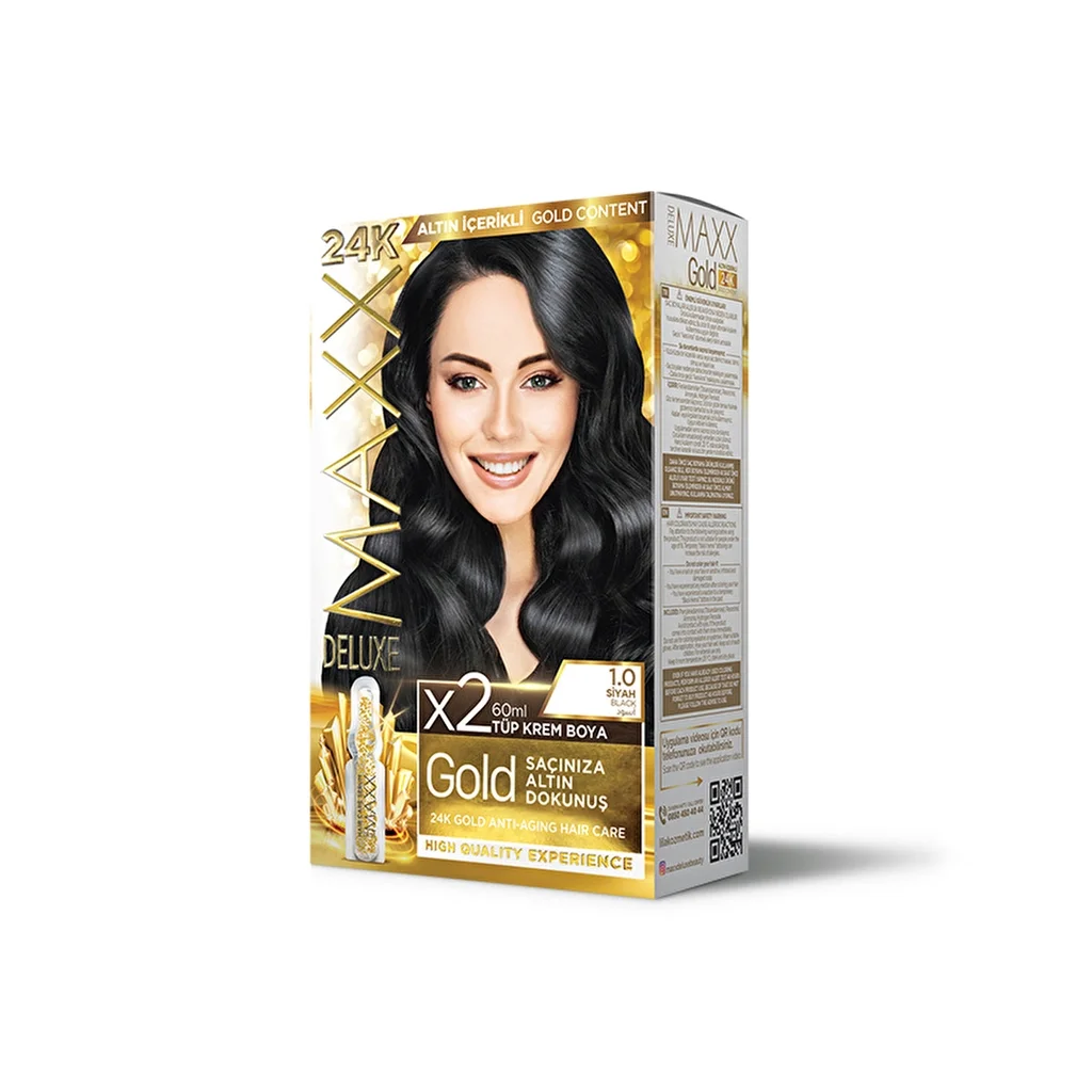 Maxx Deluxe Golden Beauty Hair Dye 1.0 black