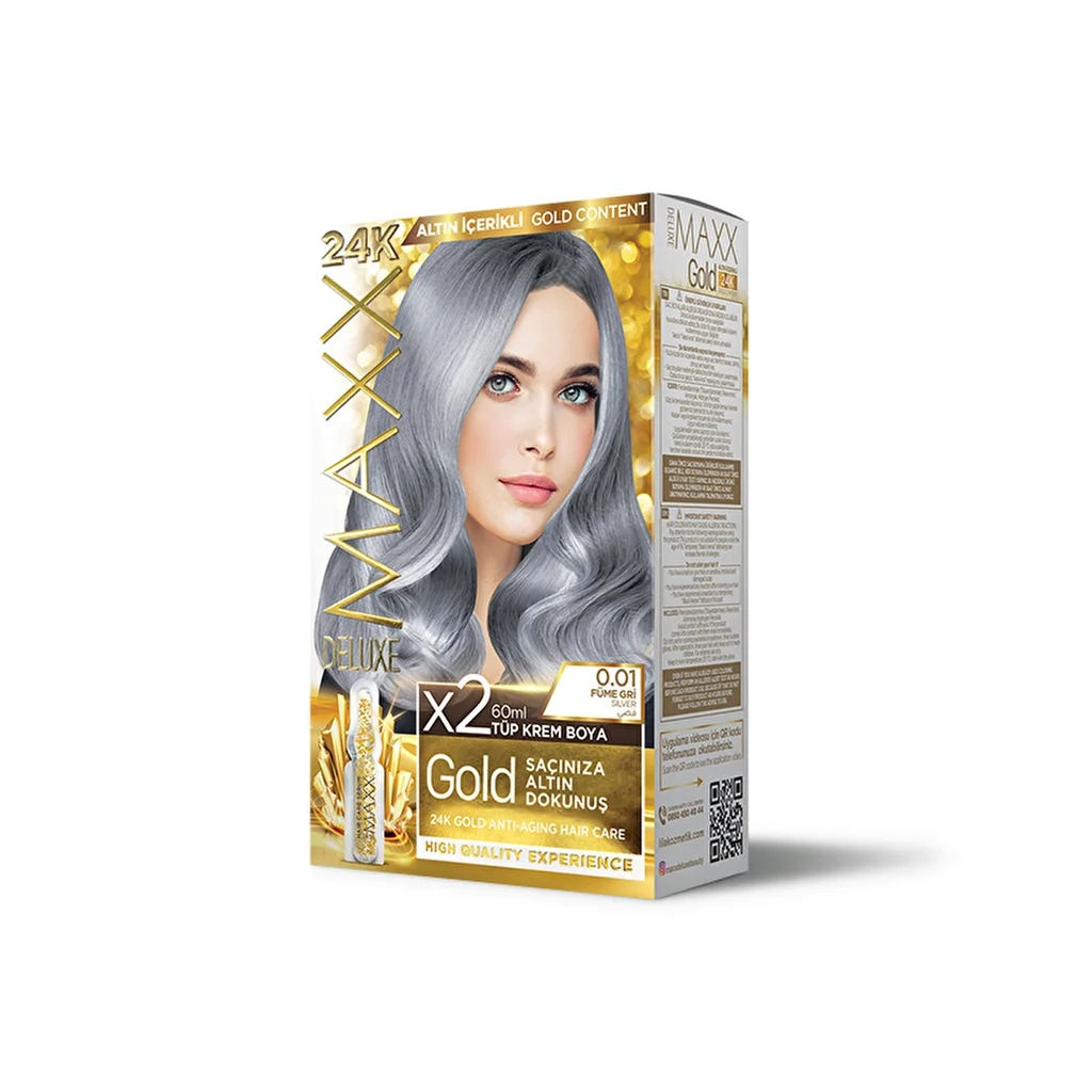 Maxx Deluxe Golden Beauty Hair Dye 0.01 smoke Gray