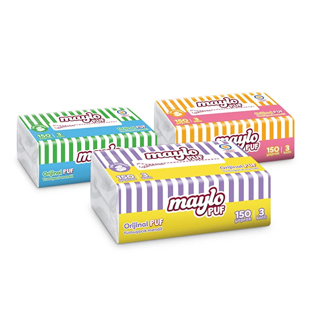 Влажные салфетки Maylo Puff 150 шт (ассорти)