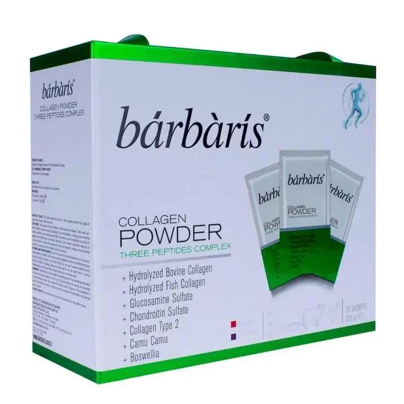 Barbaris Collagen Powder Three Peptides Complex 30 sachets