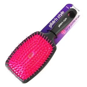 Glide'n Style I-Flow Große Paddle Bürste GS-320 für glattes Haar