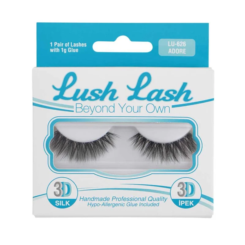 Lush Lash 3 D Silk False Eyelashes Adore