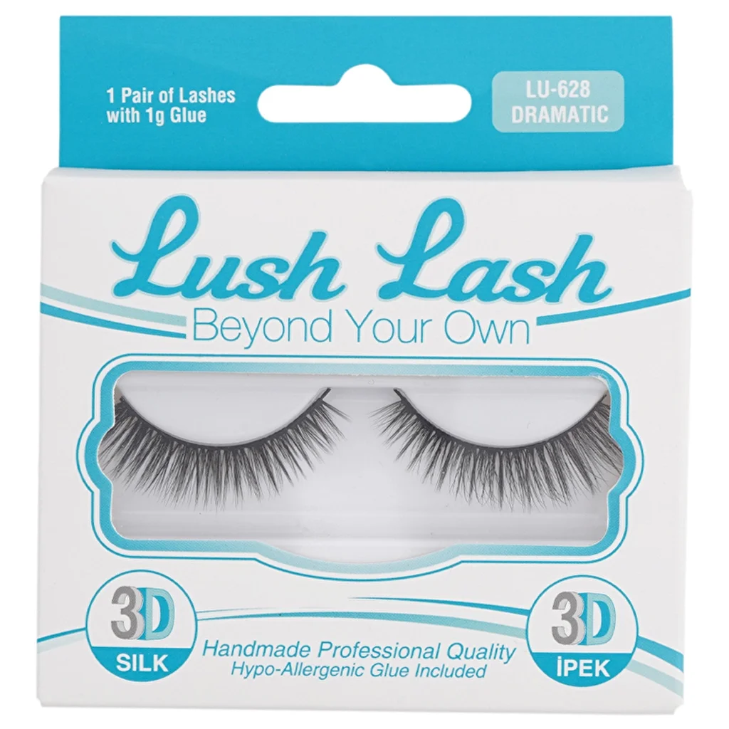 Lush Lash 3D Seidenwimpern - Dramatisches Volumen &amp; Länge 628