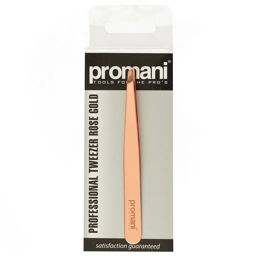 Präzisionspinzette aus Edelstahl in Roségold von Promani