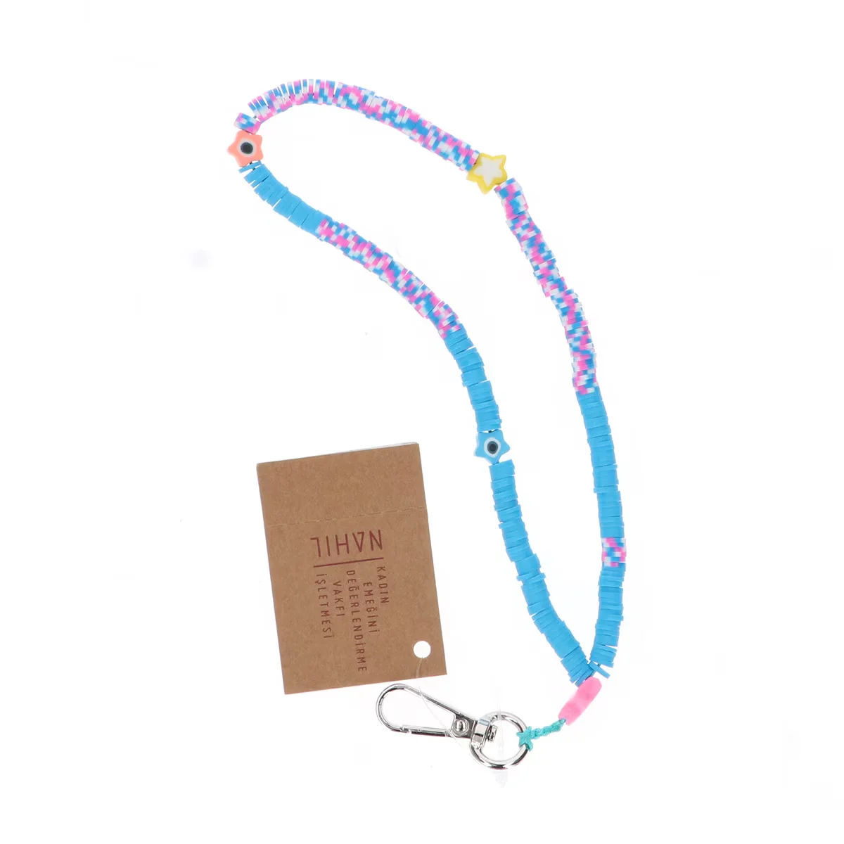 Kedv Short Fimo Beaded Phone Strap