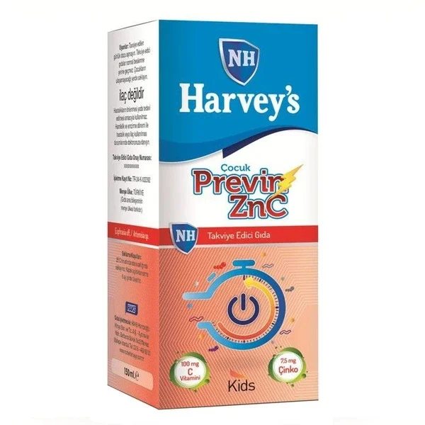 Детская добавка к питанию Previnc Znc 150 мл от Nurse Harveys