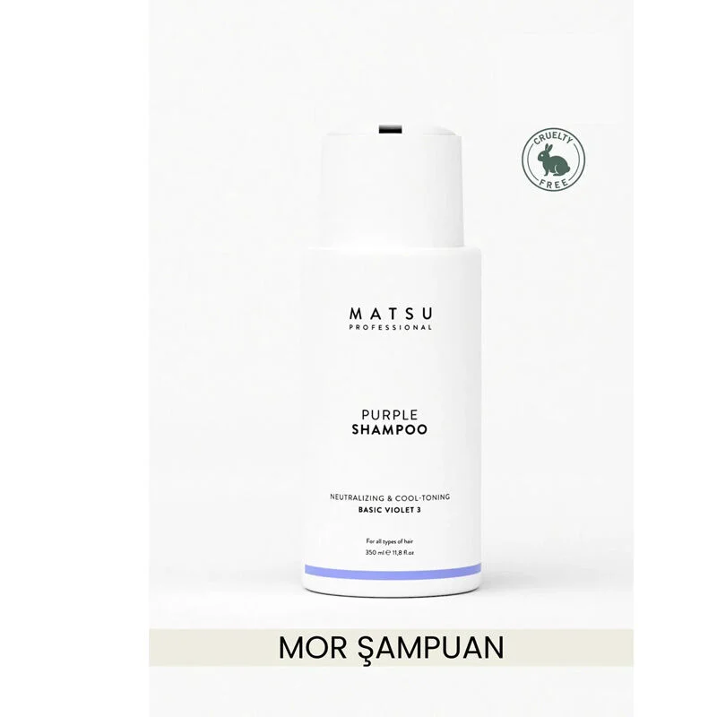 Matsu Lila Shampoo 350ml - Haarpflege gegen Gelbstich