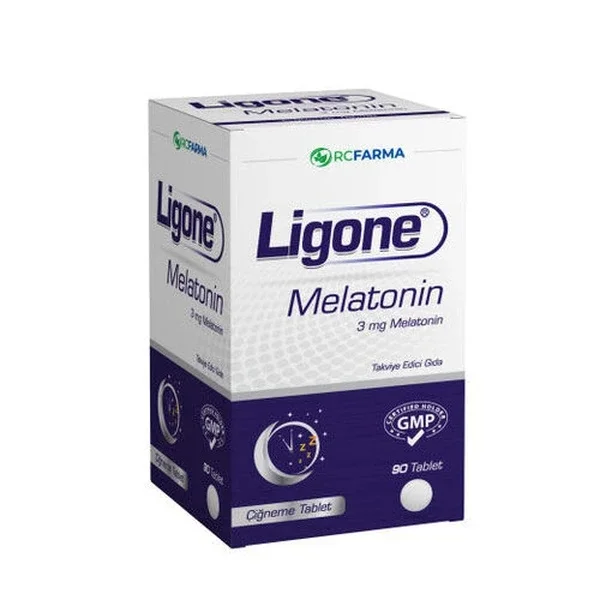 Ligone Melatonin 3mg Sleep Aid - 90 Tablets for Restful Sleep