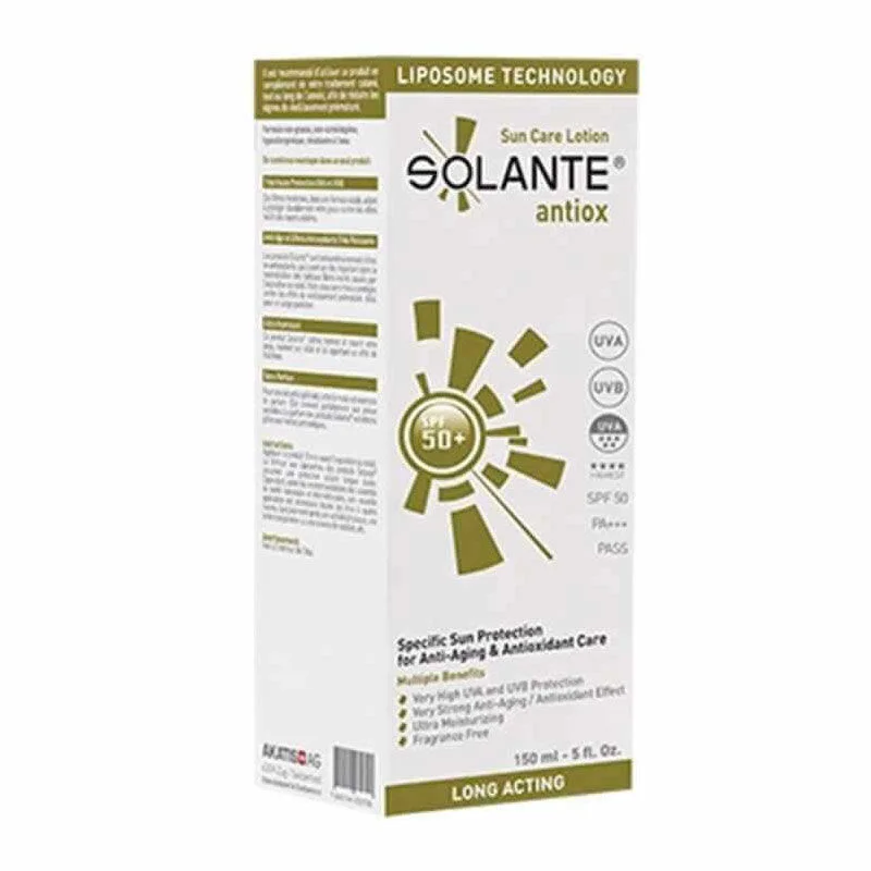 Solante Antiox Sun Care Lotion Spf 50+ 150 ml