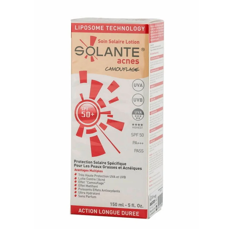 Solante Acnes Tinted Lotion Spf 50+ 150 ml