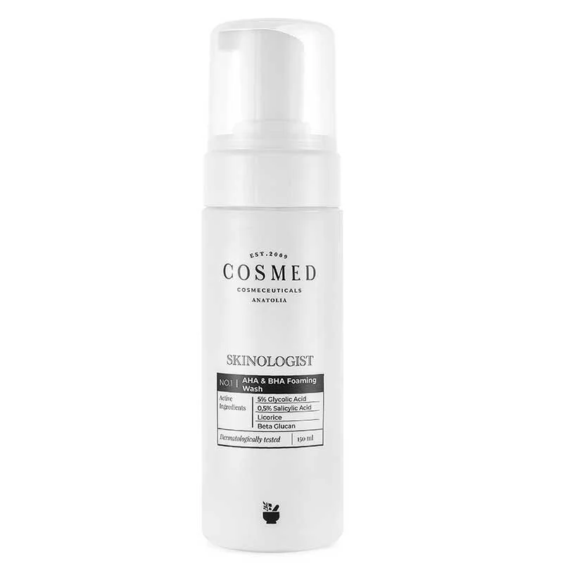 Cosmed Skinologist AHA BHA Schaumreiniger 150ml