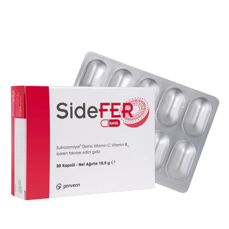 Generica Sidefer Vitamin C And Vitamin B12 30 capsules