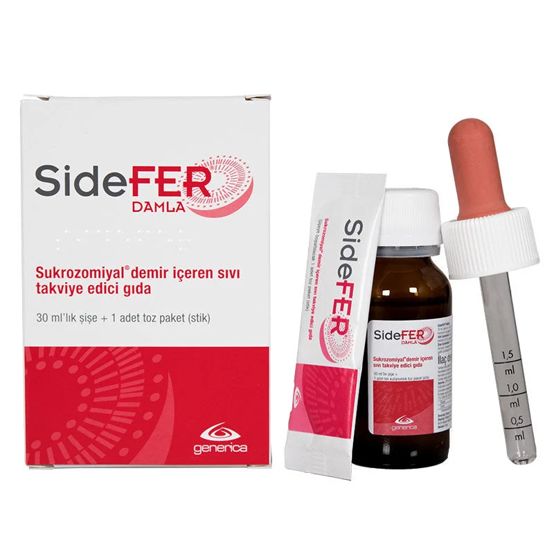 Generica Sidefer Food Supplement 30 ml Bottle + 1 pcs Powder