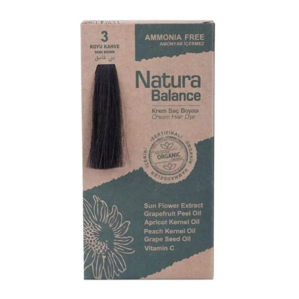 Natura Balance صبغة شعر كريم ناتورا بالانس، قهوة مثلجة 5.7، قطعة واحدة