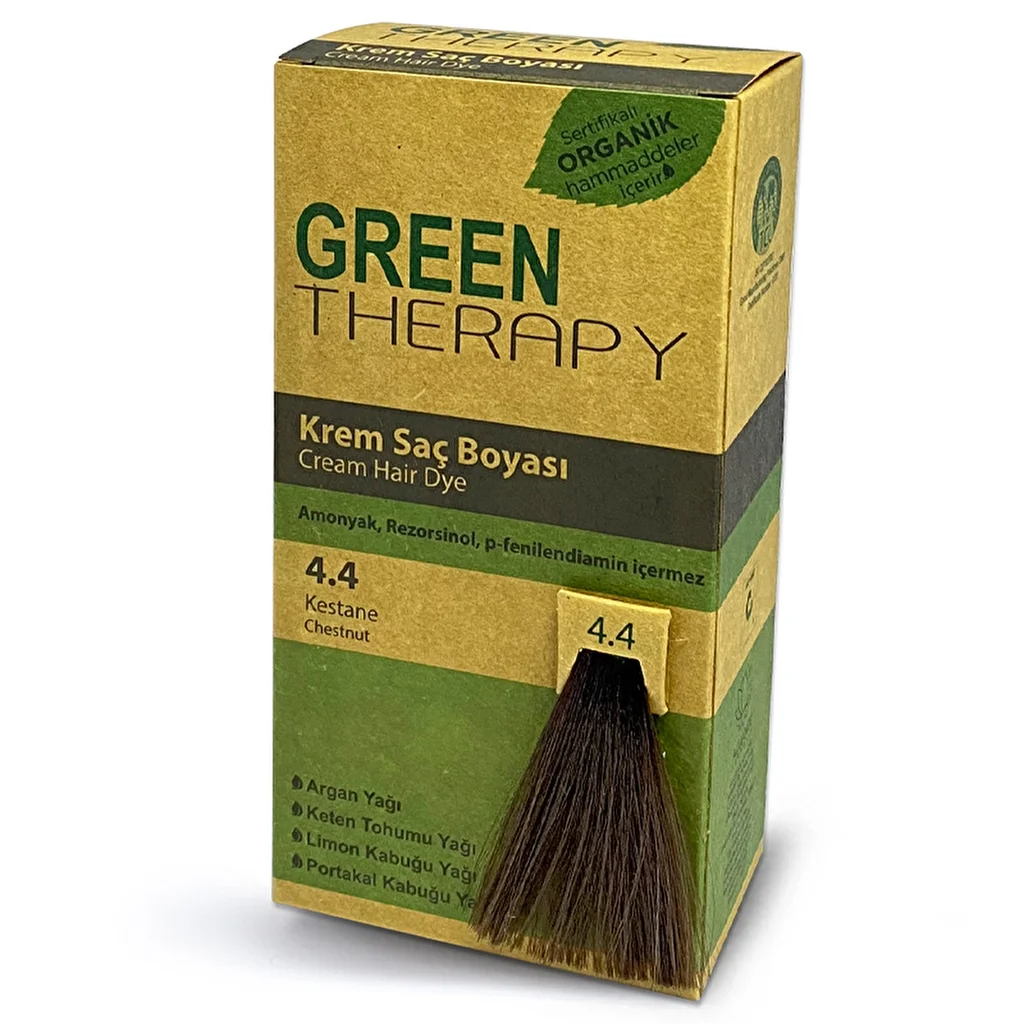 Крем для волос Green Therapy 4.4 каштановый